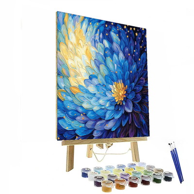 Vincent Van Gogh Inspired Galactic Petals  Paint By Numbers Kits