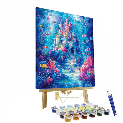 The Little Mermaid's Coral Castle - Disney Inspired Paint By Numbers Kits