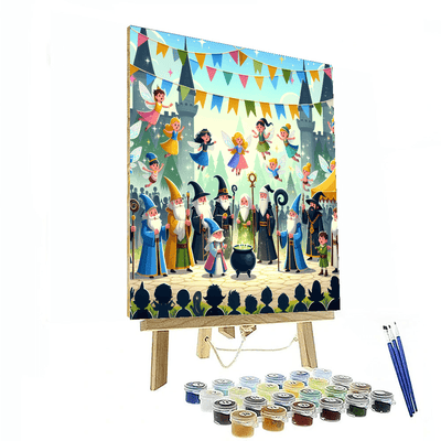 Magical Kingdom Celebration Painting By Numbers Kit