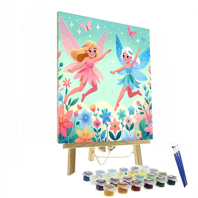 Floral Fairyland DIY Paint By Numbers