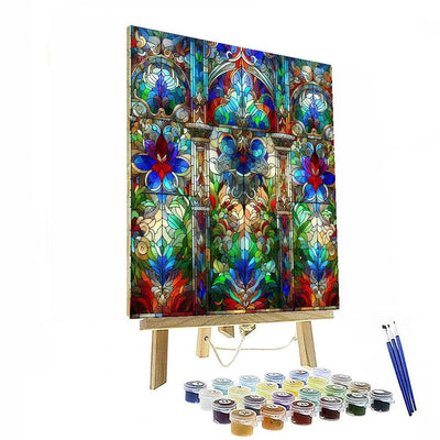 Stained Glass Reflections Paint By Numbers Art