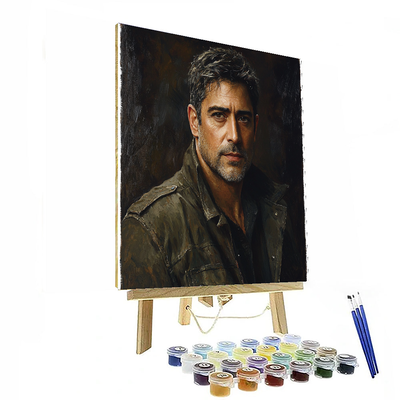 Javier Bardem: Brooding Depths In Cinematic Mastery Numbered Painting Kits