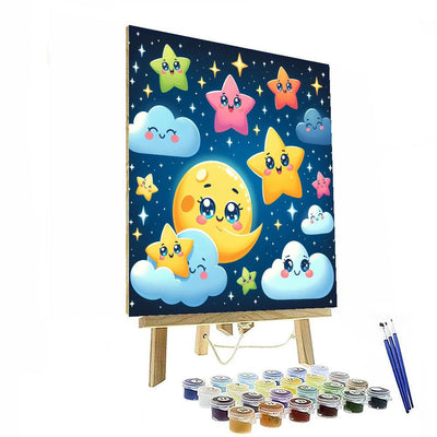 Giggling Star Friends Paint By Color