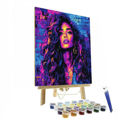 Zendaya: Dreaming Big With Euphoria's Enigma Paint By Numbers Art