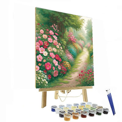 Gentle Springtime Path Number Painting