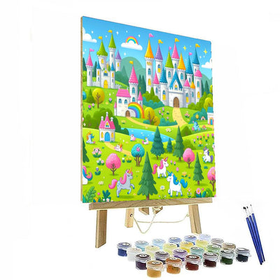 Charming Castles Paint By Number