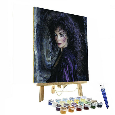 Helena Bonham Carter: The Quirky Grace Of Bellatrix Paint By Color