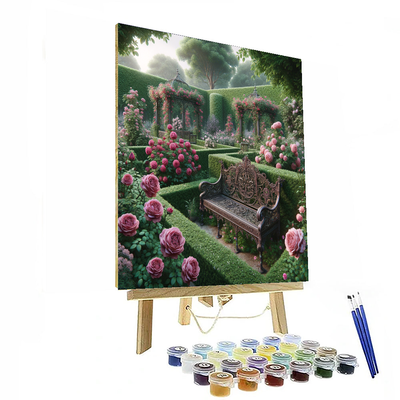 Victorian Garden Elegance Paint By Numbers