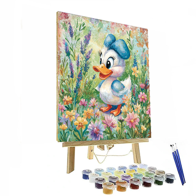 Daisy Duck's Floral Wonderland - Disney Inspired Number Painting