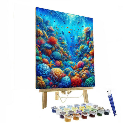 Vibrant Coral Reef Dream Paint By Numbers Art