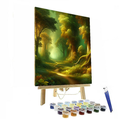 Vibrant Forest Escape Paint By Number