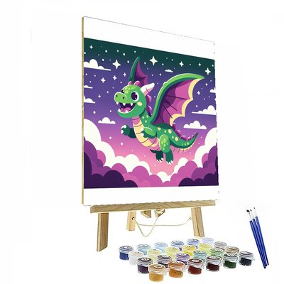 Delightful Dragon Number Painting