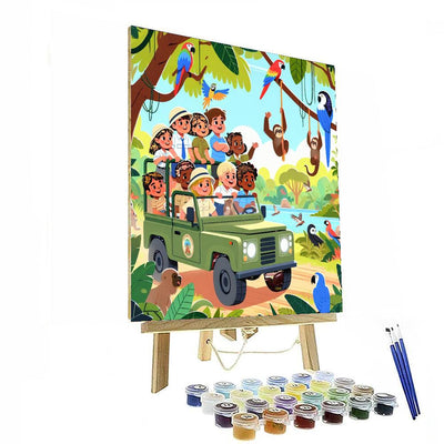 Rainforest Safari Expedition Paint By Numbers