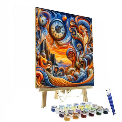 Surreal Dali-esque Dreamscape Paint By Numbers Kits