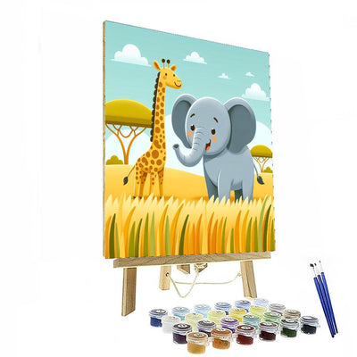 Adventure Safari Friends DIY Paint By Numbers