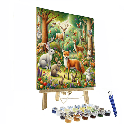 Fantasy Woodland Creatures Paint By Number