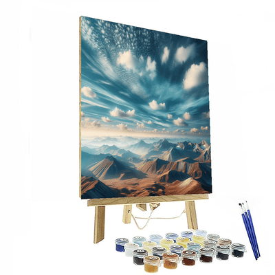 Majestic Mountain Panorama Paint By Number