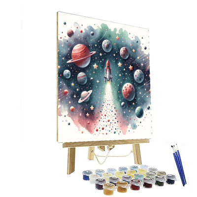 Mysterious Galaxy Adventure Paint By Numbers Kits