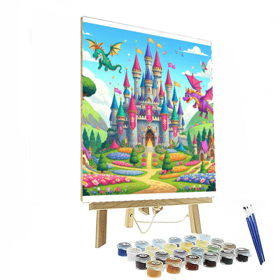 Dazzling Fantasy Kingdom Painting By Numbers Kit