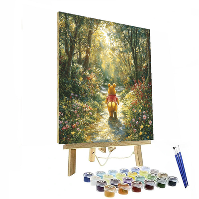 Winnie The Pooh's Woodland Stroll - Disney Inspired Paint By Number