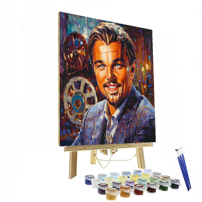 Leonardo Dicaprio: The Ambitious Dreamer Of Great Films Paint By Numbers Art