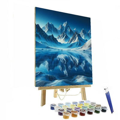 Winter Mountain Majesty Paint By Number