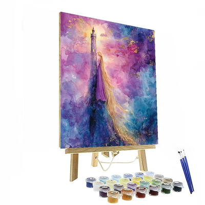 Rapunzel's Dreamy Skies - Disney Inspired Painting By Numbers Kit