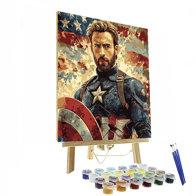 Chris Evans: The Heartfelt Captain Paint By Number