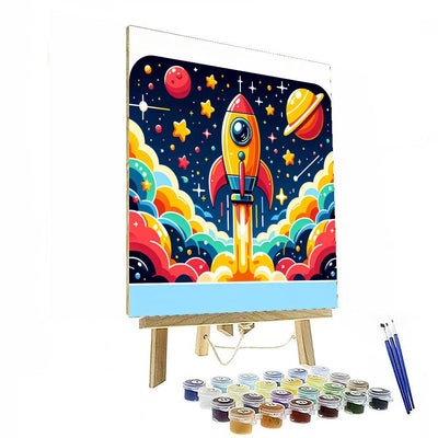 Exciting Outer Space Journey DIY Paint By Numbers