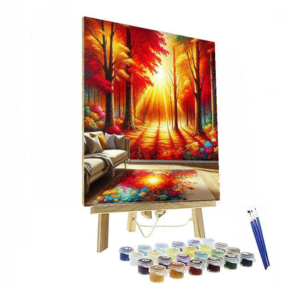 Vibrant Autumn Celebration Numbered Painting Kits