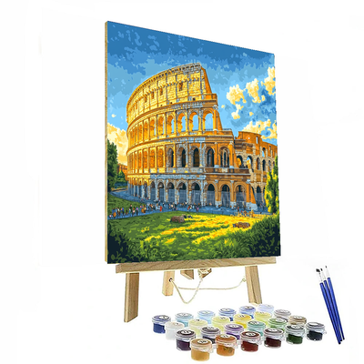 The Colosseum Of Rome Numbered Painting Kits