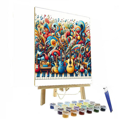 Vibrant Music Symphony Paint By Numbers