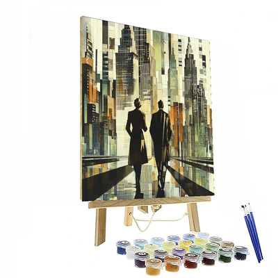 Tamara De Lempicka Inspired Art Deco Metropolis Awakens  Paint By Numbers