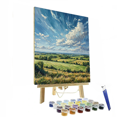 John Constable Inspired Breezy Fields  Paint By Numbers Kits