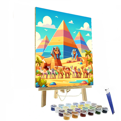 Exploring Ancient Egypt Paint By Numbers Kits