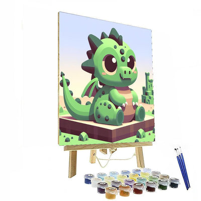 Friendly Fairy Tale Dragon Paint By Number