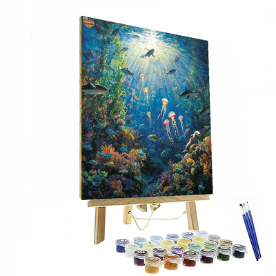 Monterey Bay Aquarium - California, Usa Numbered Painting Kits