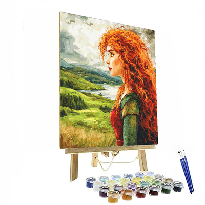 Merida's Brave Archery Quest - Disney Inspired Numbered Painting Kits