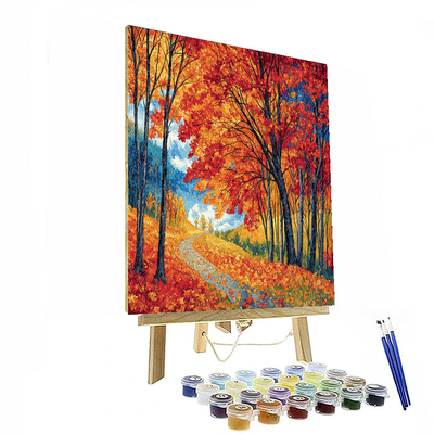 Vincent Van Gogh Inspired Colors Of Autumn  Paint By Numbers Art