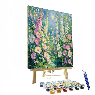 Claude Monet Inspired Eternal Blossoms Of Spring  Paint By Numbers Art