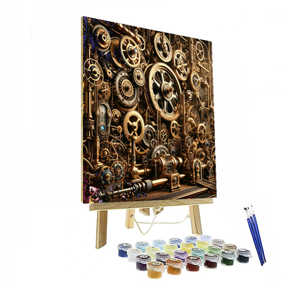 Steampunk Fantasy DIY Paint By Numbers