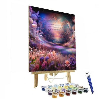 Enchanted Floral Dreams Paint By Numbers