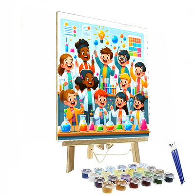 Fun Science Experiments Painting By Numbers Kit