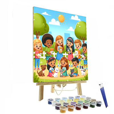 Caring Animal Rescue Painting By Numbers Kit