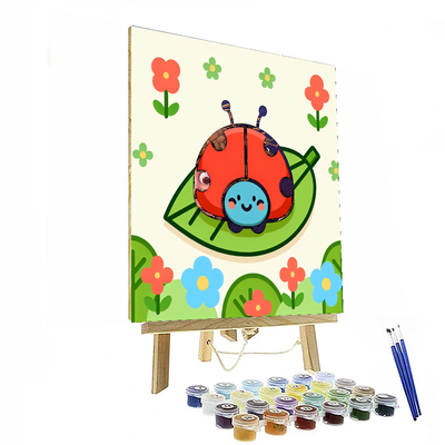 Lovely Ladybugs Number Painting