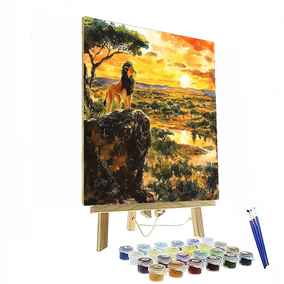 Simba's Lion King Journey - Disney Inspired Painting Number Kit