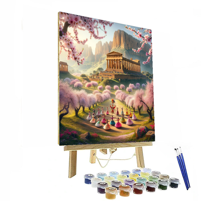 Almond Blossom Festival - Agrigento, Italy Paint By Number