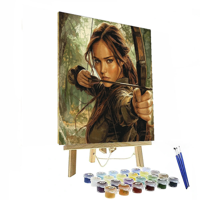 Jennifer Lawrence: Shooting Stars Of Sagittarian Splendor Painting Number Kit