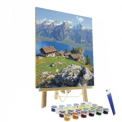 Mount Rigi - Lucerne, Switzerland Paint By Numbers Kits