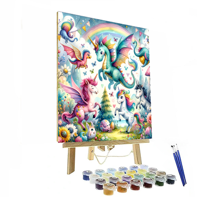 Fantasy Animal Friends Paint By Numbers Kits